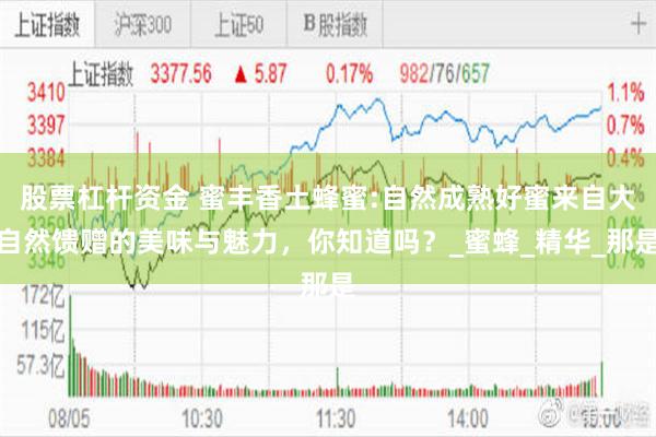 股票杠杆资金 蜜丰香土蜂蜜:自然成熟好蜜来自大自然馈赠的美味与魅力，你知道吗？_蜜蜂_精华_那是