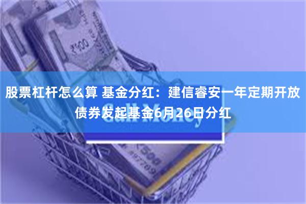 股票杠杆怎么算 基金分红：建信睿安一年定期开放债券发起基金6月26日分红