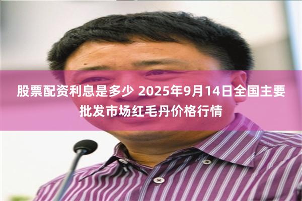股票配资利息是多少 2025年9月14日全国主要批发市场红毛丹价格行情